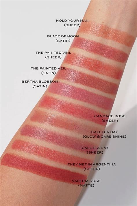 gucci lipstick color chart.